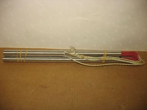 (3) Watlow Firerod N14A22 240V 1250W 3/4&#034; x 14&#034; New