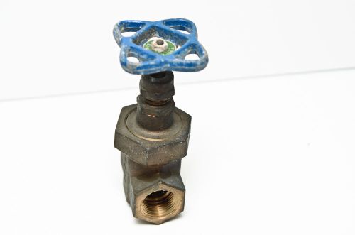 Nibco 1&#034; Bronze Brass WATER shut off Valve 200 SWP 400 WOC