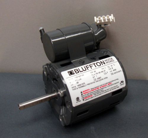 BLUFFTON MOTOR WORKS MOTOR  MOD 1901007422 HP .05 RPM 1650/1375 V 115/230 NEW