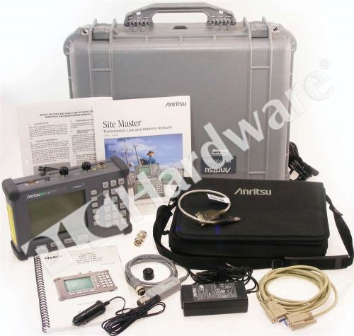 Anritsu s114c site master cable antenna spectrum analyzer 1.6ghz vswr hard case for sale