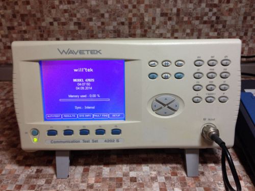 ACTERNA WAVETEK WILTEK 4202S MOBILE SERVICE TESTER