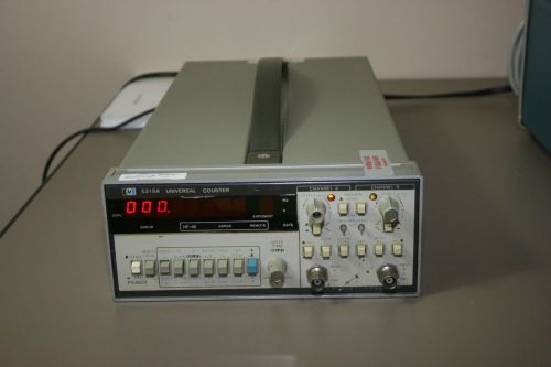 HP 5316A Universal Counter, Guaranteed, last calibrated on 3/2014