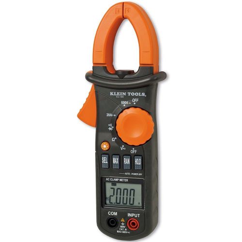 Klein Tools CL100 AC Clamp Meter, 600A NIB