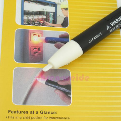 Ac voltage detector tester non-contact  electric pen tester 90~1000v for sale
