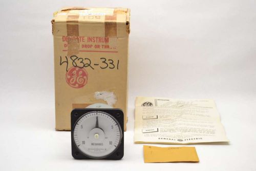 GENERAL ELECTRIC GE 50-103112FAFA2KWP 0-10IN/OUT MEGAVARS METER B477341