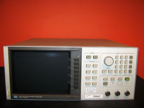 HP 8757A 10 MHz to 40 GHz Scalar Network Analyzer