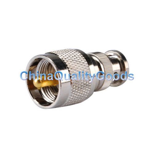 Bnc-uhf adapter bnc male to uhf male straight rf adapter for sale