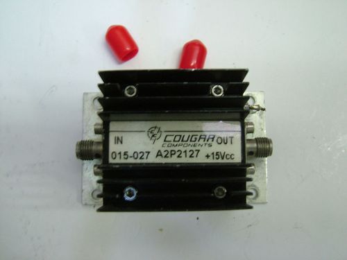 RF AMPLIFIER COUGAR A2P2127 10MHz - 2.2GHz GAIN 20dB PO 24dBm SMA