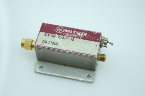 Miteq microwave lna rf preamp pre amplifier 6.4-7.2 ghz 18dbm 42db sma tested for sale