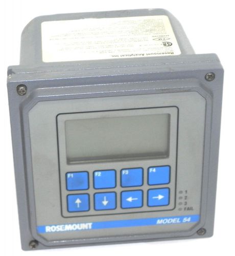 ROSEMOUNT 0054PH/ORP MODEL 54 ANALYZER CONTROLLER 0054PHORP PWR: 115/230VAC