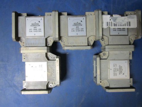 LOT of 5: ALCATEL FERROCOM 609 277-0444-030, 5.85-6.425GHz 3 Waveguide