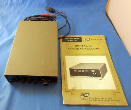 B&amp;K Model 1230 Digital Color Generator + Manual &amp; Schematic