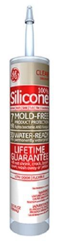 GE Momentive 2 Pack, Silicone II, 10.1 OZ, Clear, Kitchen &amp; Bath Caulk