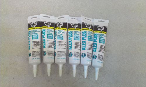 Dap 18128 Alex Plus Acrylic Latex Caulk Plus Silicone 5.5oz Case of 6