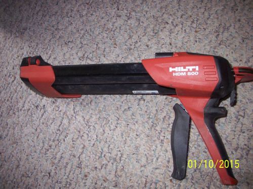 HILTI  HDM 500 Manual Epoxy dispenser - Clean! Light use - NO RESERVE!