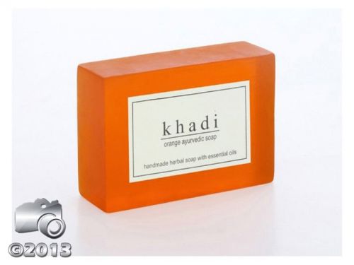 KHADI NATURAL ORANGE SOAP EXTRACT MAKES THIS GENTLE &amp; VERY REFRESHING 250GM