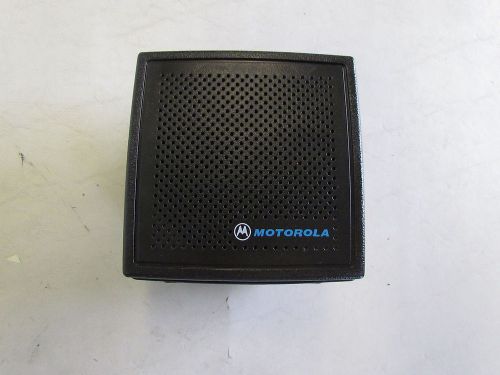 MOTOROLA 6 WATT AMPLIFIED SPEAKER HSN100B BLACK 5&#034; X 5&#034;