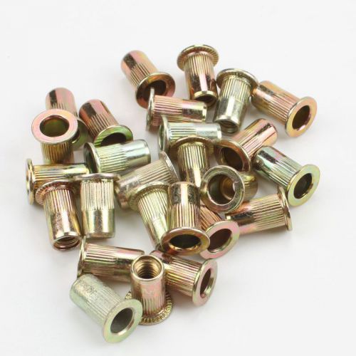 50xflat head rivet nut m3/m4/m5/m6/m8/m10 for instruments furniture decoration for sale