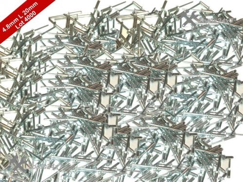 Pack Of 4000 Dia 4.8mm X 20mm Standard Open Dome Aluminum Blind Pop Rivets