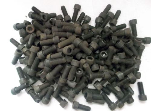 LOT OF 167 HOLO KROME / ALLEN 3/8&#034; - 24 x 1&#034; UNRF SOCKET CAP SCREWS