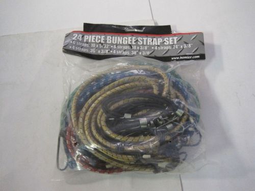 24 Piece Bungee Strap Set