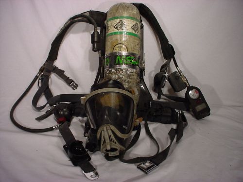 Msa mmr fireman firefighter fire dept scba air pack 4500 hp 112514 for sale