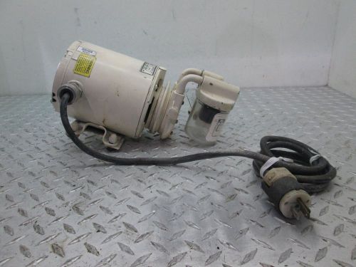 GAST PUMP 0211-U36A-G8CX W/ GE 5KH33DN16GX MOTOR 1/6 HP 115V 1 PH 48Y FRAME