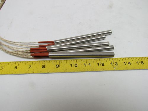 Watlow G5A68 5&#034; Cartridge Heater 120Vac 150W 29watt Density 12&#034; Lead Lot of 2