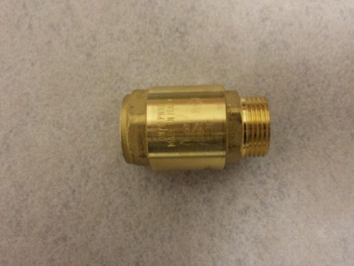 Brass bsp spring check valve - male x female thread for sale