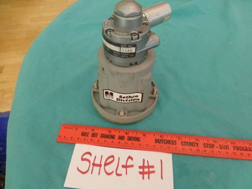 GAST mfg co 1AM-NCC-96 PNEUMATIC AIR MOTOR ser no 1185 sethco division met pro