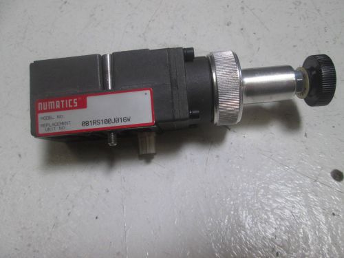 NUMATICS 081RS100J016W REGULATOR *USED*