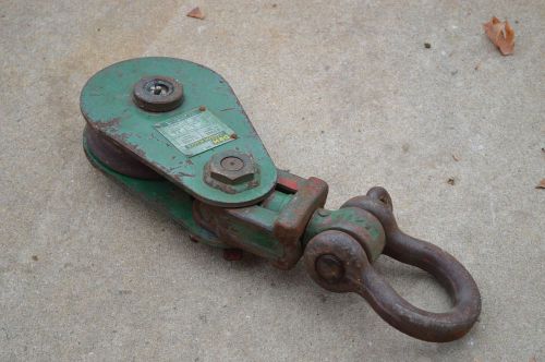 DRH Jonhson 8 Ton Single Sheave Crane Block Forged Large Industrial Pulley