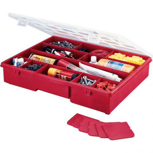 Stack-On Multi-Compartment Storage Box w/Removable Dividers #SBR-18