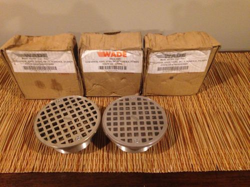 5-Wade STD5 5&#034; Round Floor Drain Strainer Lot Of 5