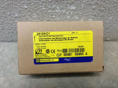 SQUARE D 2510KO1 FHP MANUAL STARTER OPEN TYPE **NEW**