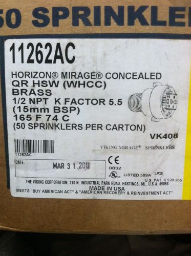 11262AC QR HSW VK408 1/2&#034; NPT New