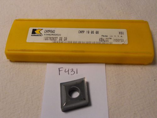 5 NEW KENNAMETAL CNMP 642 CARBIDE INSERTS. GRADE: K68. USA MADE  {F431}