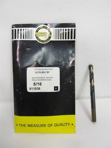 SOS Metal Products 811036 5/16&#034; HSS Maintenance Length Drill Bits - 6 each