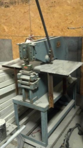 Roper Whitney 8 ton punch press Model 34