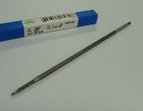 GREENFIELD Spiral Point Pulley Tap #6-32 H3 2FL Plug HSS RH UNC OAL 6&#034; |EA4|