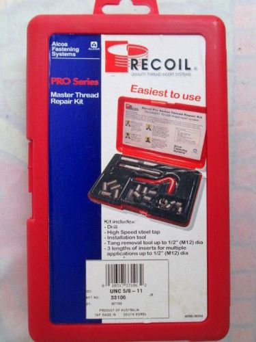 RECOIL...UNC  5/8 -11...PRO SERIES...MASTER THREAD REPAIR KIT... 33106...NEW