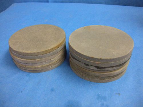 Norton Lab Fine Grit 5-1/2&#034; Grinding Stones Lot of 13