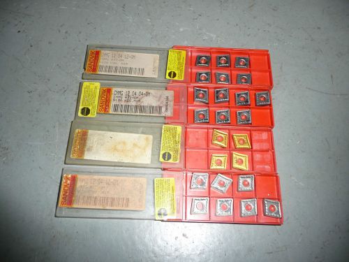 Large Lot of SandvikTurning Inserts for Lathe, South Bend,Logan,Atlas,Sheldon