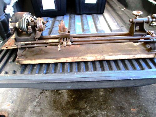 The d e whiton machine co new london cann mini lathe vintage 3&#039; foot long 1920&#039;s for sale