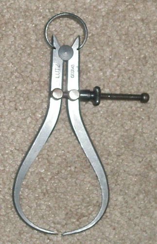 Vintage Lutz U.S.A. 4&#034; Outside Spring Machinist Caliper - Excellent