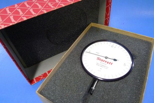 STARRETT No. 656-134 LARGE 3-1/2&#034; DIAL INDICATOR .0005&#034;-.050&#034;  *MINT IN BOX*#2*D