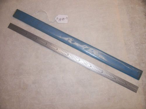 Scale / Rule, Satin Chrome 12&#034; Scale / Rule, 1/64&#034;, 1/32&#034;, 0.5mm &amp; 1mm, USA