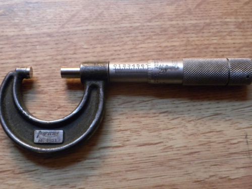 Lufkin Outside Micrometer 0-1&#034; .001&#034; Set #1414