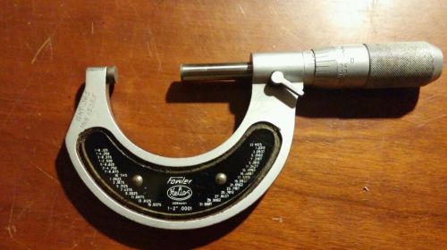 0-i inch fowler micrometer for sale