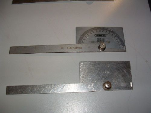 Steel Protractors by General Lot of 2